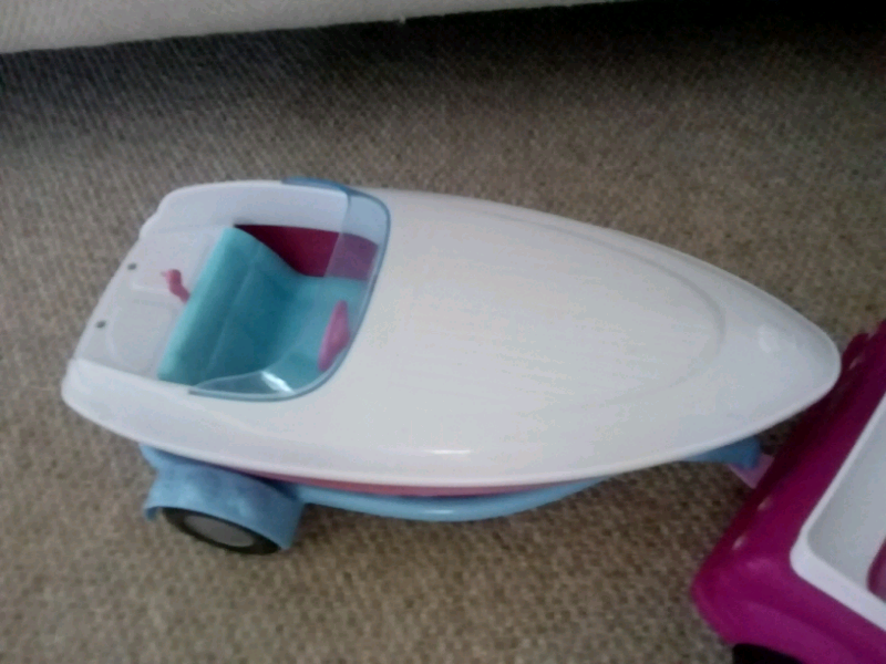 barbie jeep and boat